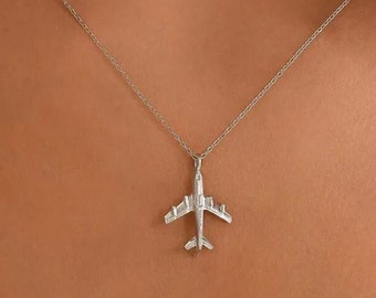 Sterlingzilveren vliegtuigketting: reiscadeau voor stewardess
