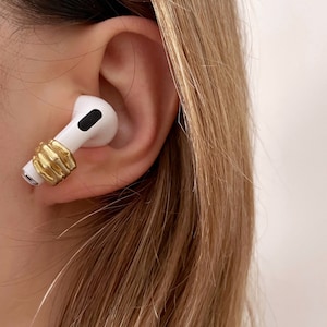 Single Airpods Holder Earrings,Airpods Earrings,Airpod Earrings,Gift for Her,Airpod Jewelry,Airpods Pro,Airpods Accessories,Stud Earrings