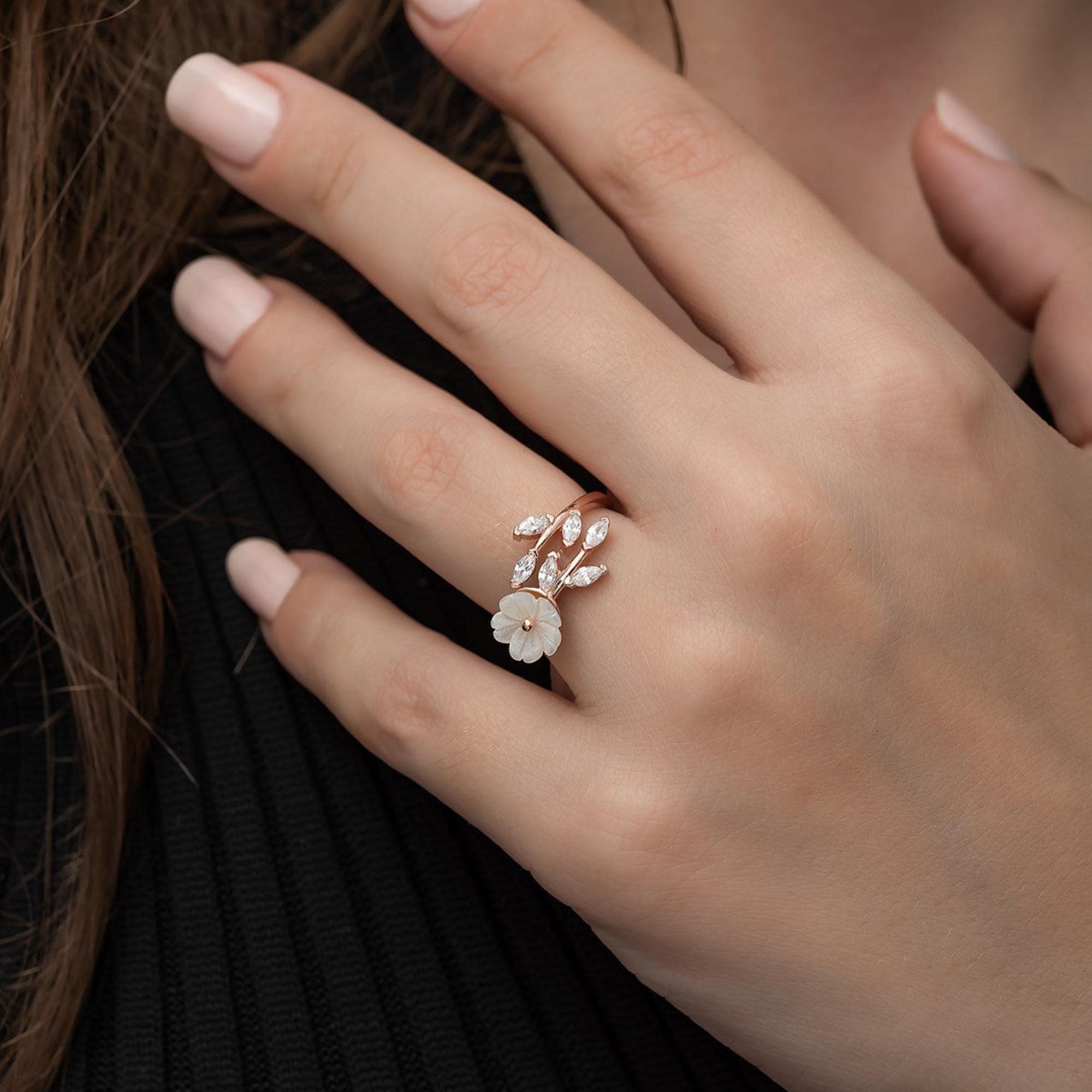 Anello Rosa In Argento - Laboratorio Miccini - Foto 4