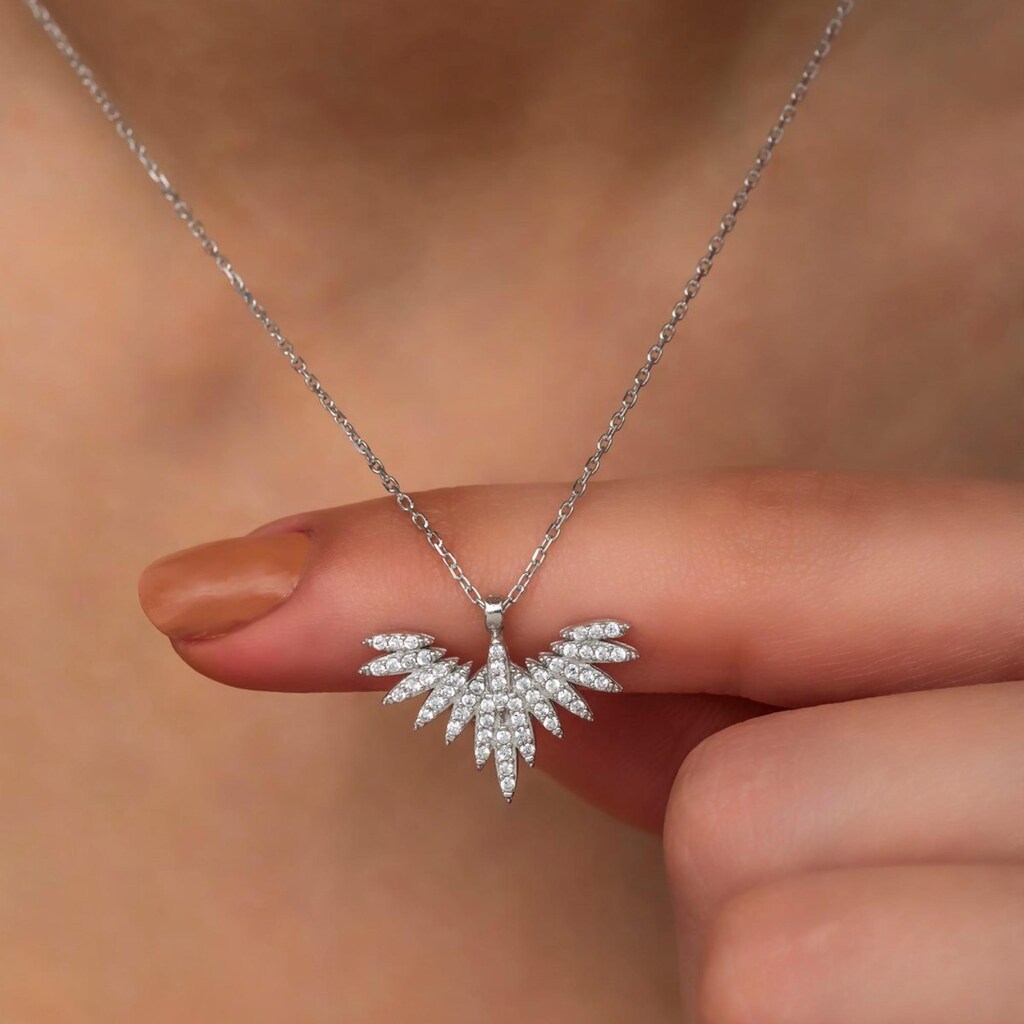 Collana Donna YEESIA Con Ciondolo Fenice In Argento 925 - Gioiello Simbolo Di Rinascita, Regalo Per Donne, 20 Pollici + Catenina Di Estensione