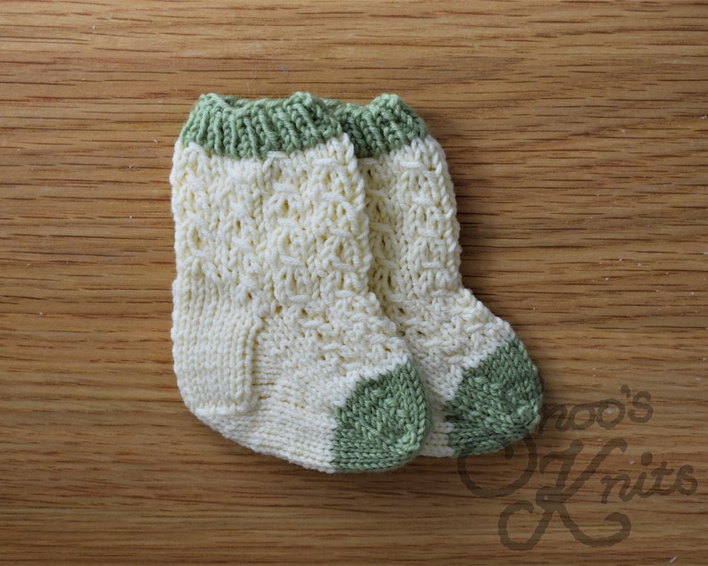 Newborn Baby Socks Knitting Pattern Snoo's Knits Pattern Etsy