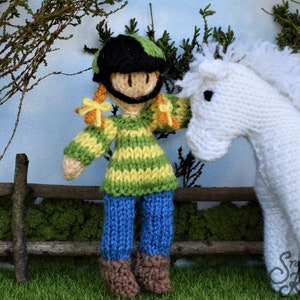 Horse Rider Jockey Knitting Pattern Snoo's Knits – Pattern Only