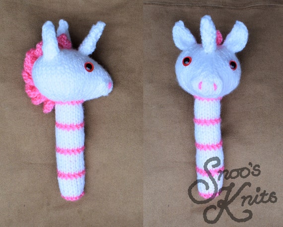 Knitted hotsell baby rattles