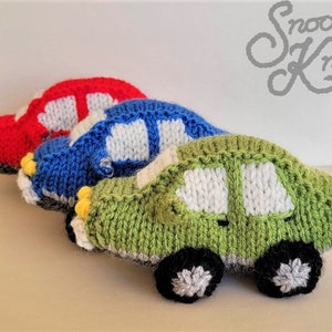 Toy Car Knitting Pattern Snoo's Knits – Pattern Only