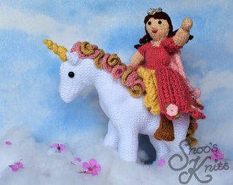 Discount Bundle Princess and Unicorn Knitting Patterns Snoo's Knits - Patterns Only