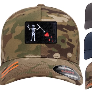 Blackbeard Flag Baseball SNAPBACK CAP HAT Official Licensed multicam yupoong
