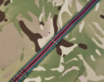 G10 NATO Military Regimental Universal webbing Watch Strap - 18mm width - The Rifles