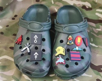 clog / water shoe - novelty charm / gem /logo customise your EOD - Diver-sniper - footwear here