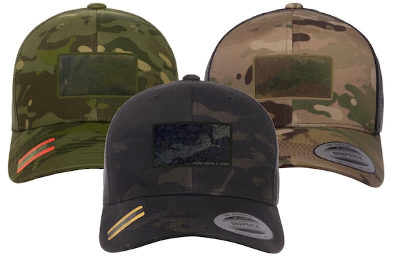 Official Licensed MULTICAM Cap - Etsy Hat Patch Snapback TACTICAL Yupoong Velcro MESH Trucker
