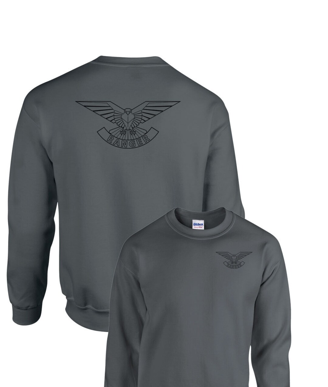 Ranger Regiment British Army Logo Motif Double Printed Tshirt ...