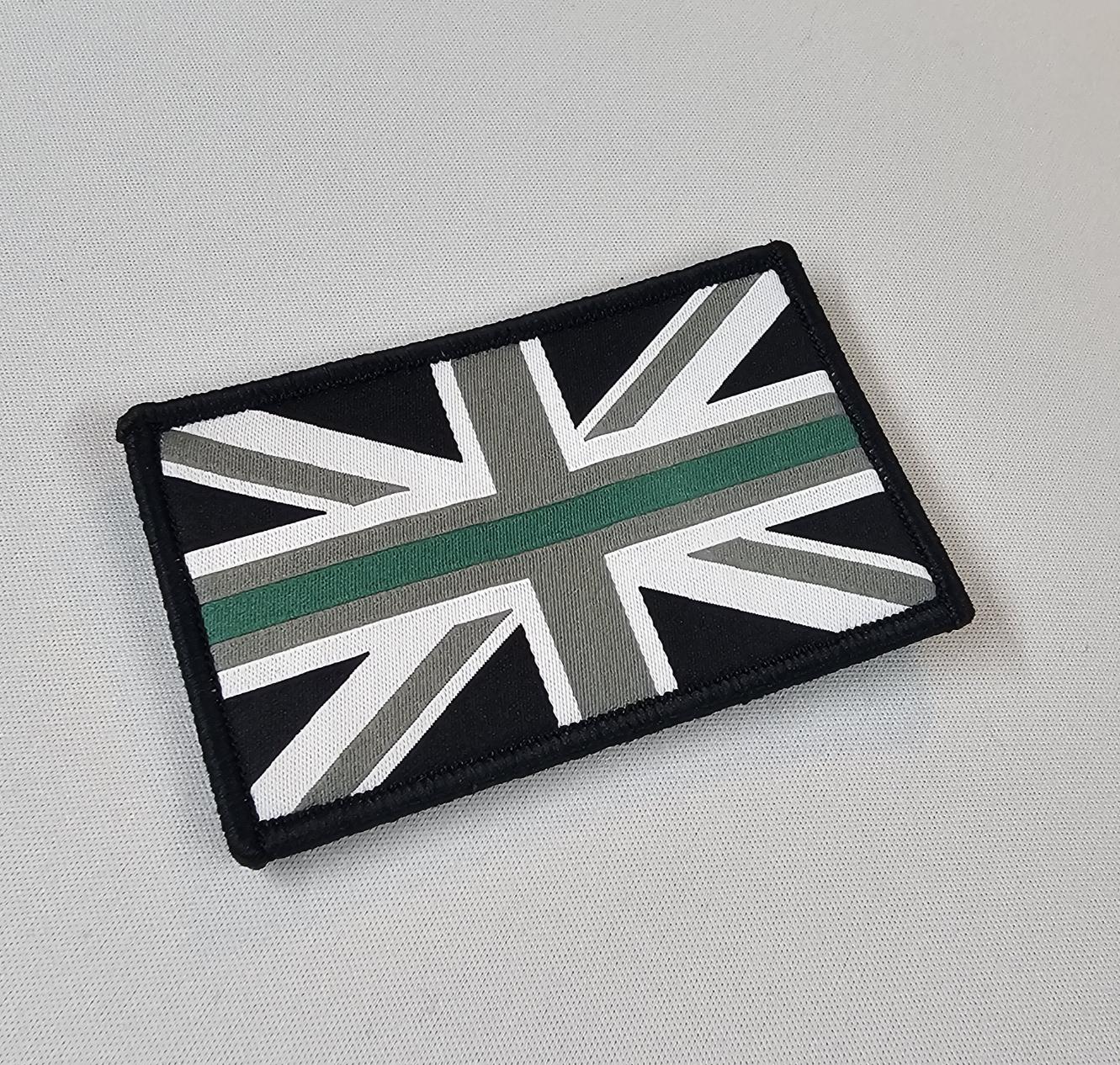 Naaien-op geborduurde patch Union Jack zwaaien Britse vlag Badge