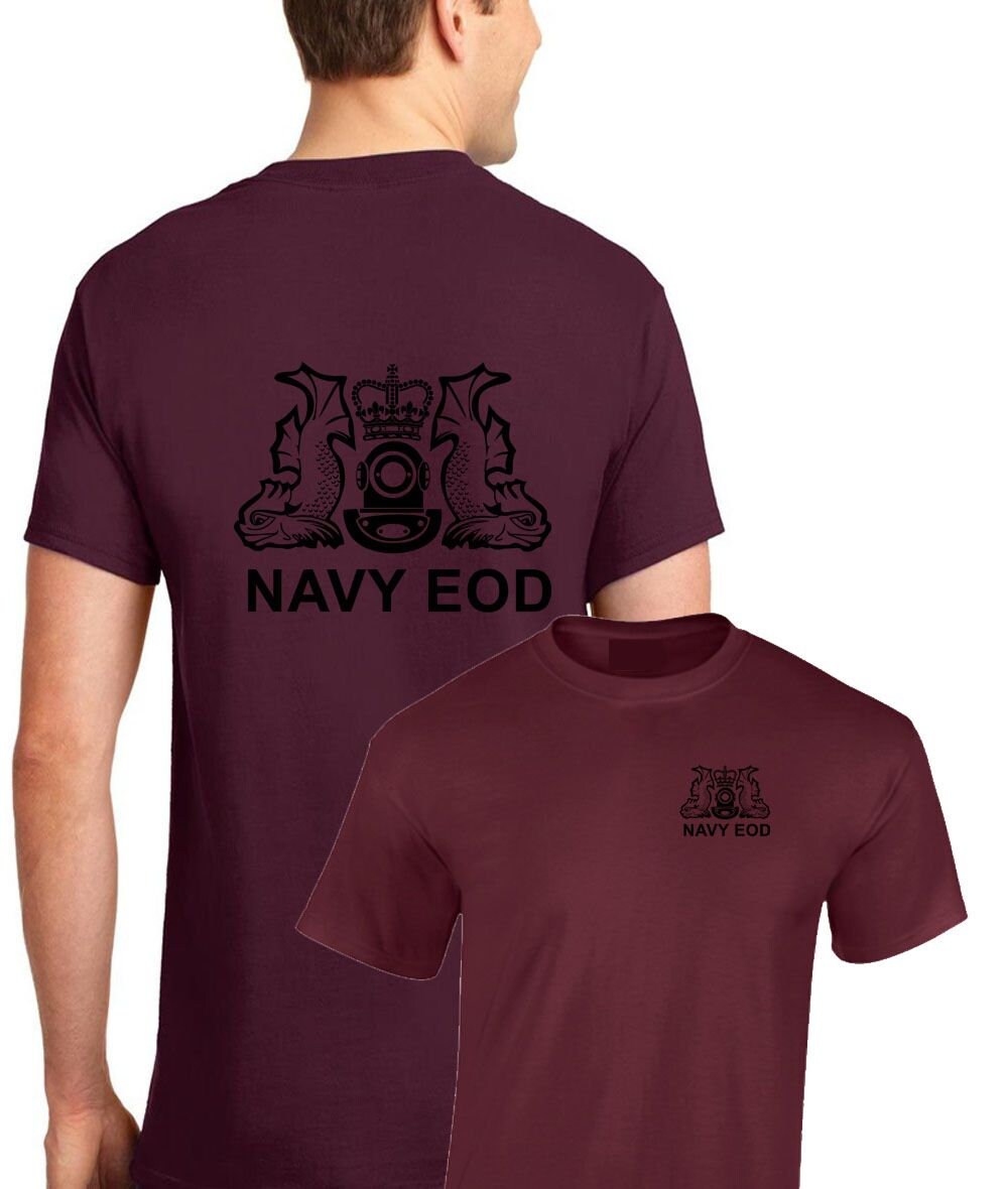 NAVY EOD TSHIRT Explosive Ordnance Disposal Royal Navy Etsy