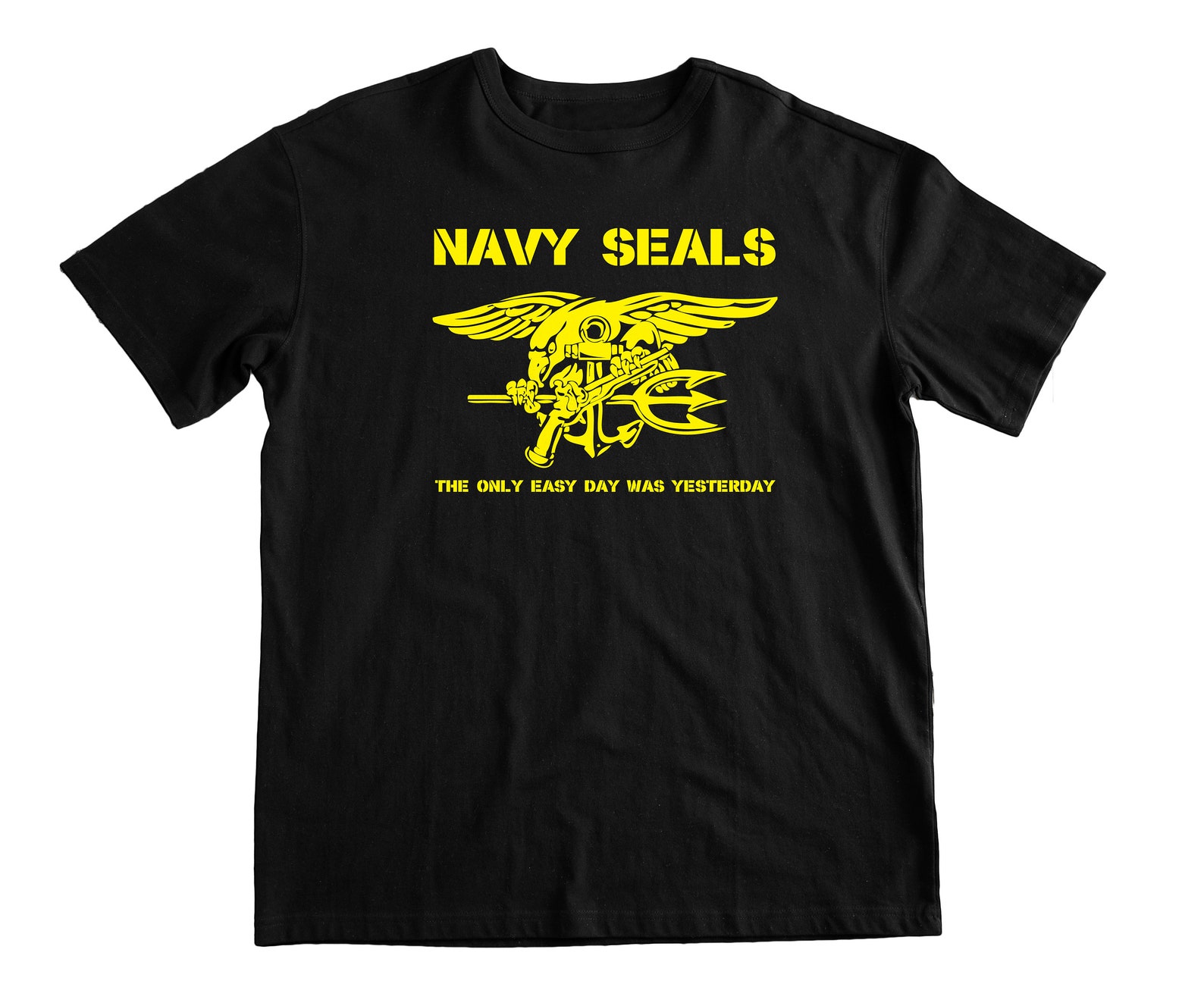 US NAVY SEALS Tshirt Tee the Only Easy Day Was Yesterday Team Etsy UK