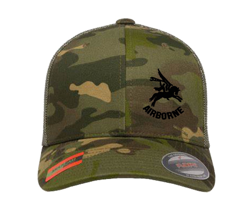 AIRBORNE PEGASUS CAP Hat Military Army Flexfit Trucker | Etsy
