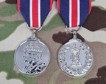 King Charles III Coronation Full Size Replica Medal / mess dress / british army / kccm / KCM