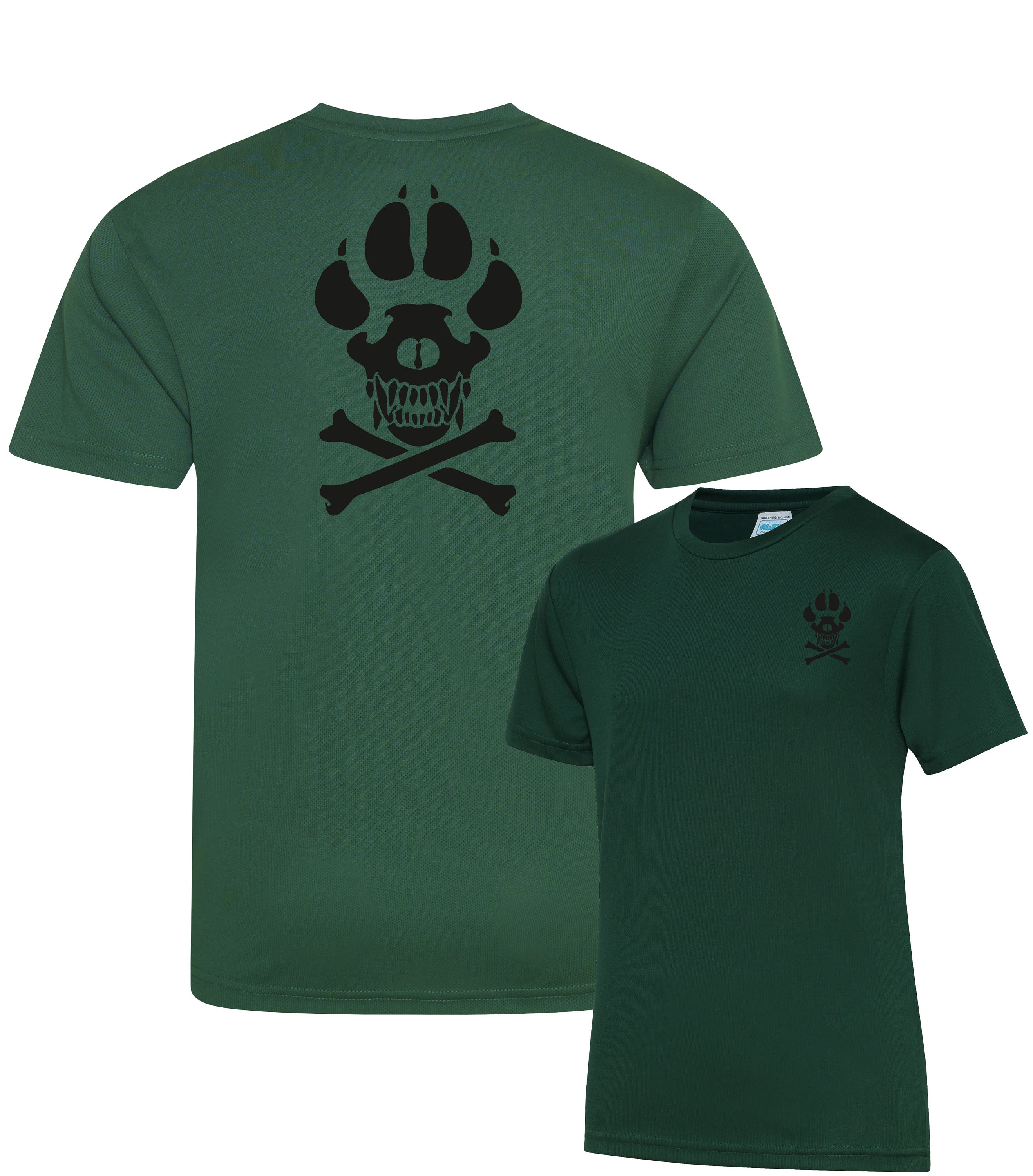 K9 Dog Handler Skull and Cross Bones - Wick Away Sports K9 Dog Handler Skull and Cross Bones - Wick Away Sports