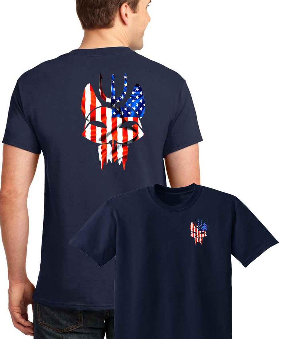 US Navy Seal Team 6 Six USA FLAG Frogman T-shirt | Etsy UK
