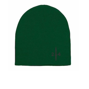24 Commando Royal Engineers / RE / Sapper - Customised Embroidered Flexfit Yupoong hyper allergenic acrylic Knit Beanie hat - cold weather