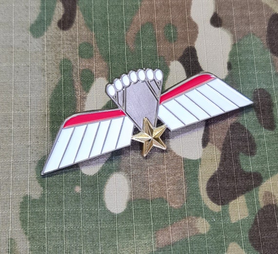 Netherlands Parachutist / Paratrooper Jump Wings Metal - C
