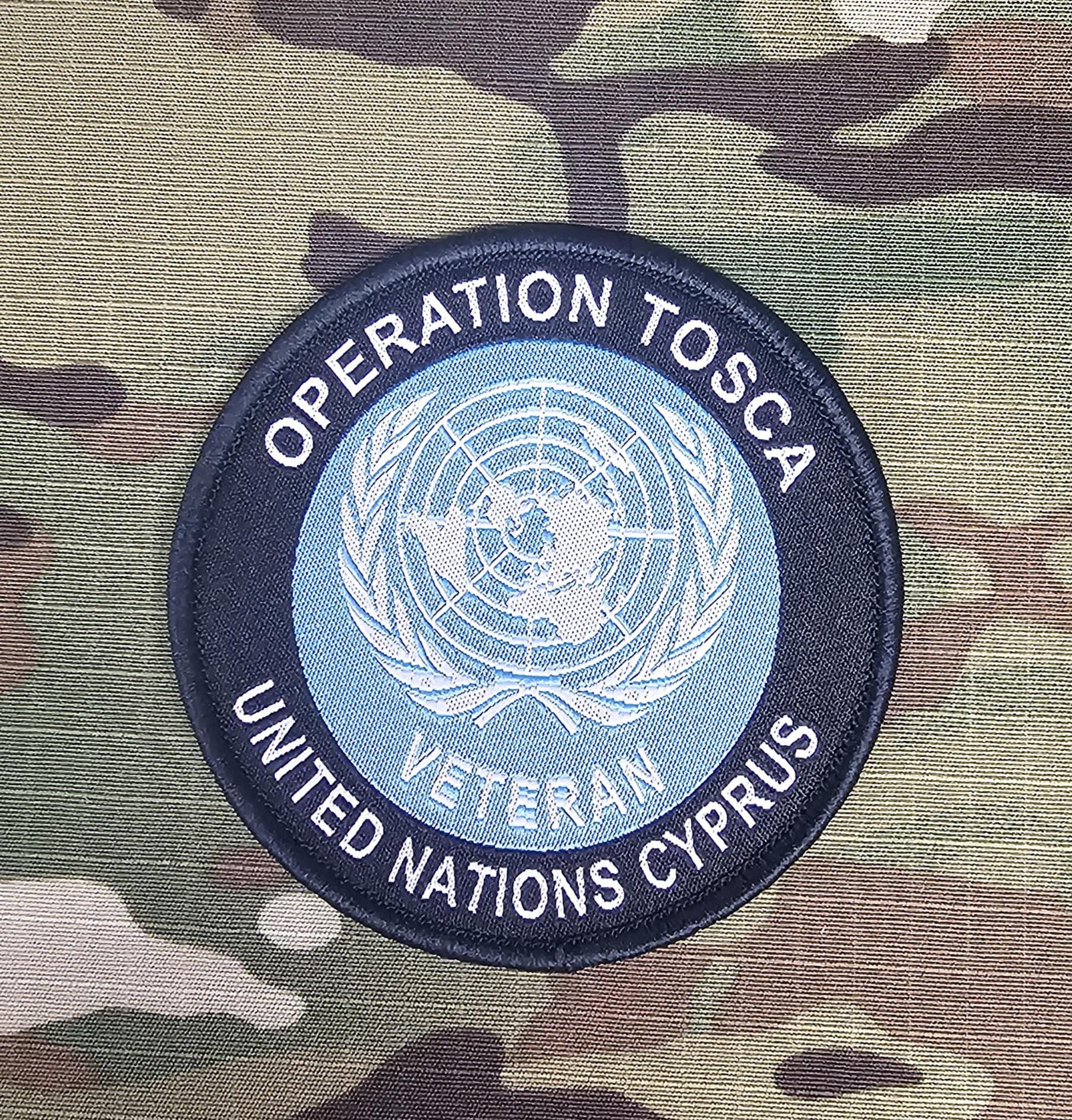 Patche ONU Patch Nations Unies Logo Militaire Tactical écusson