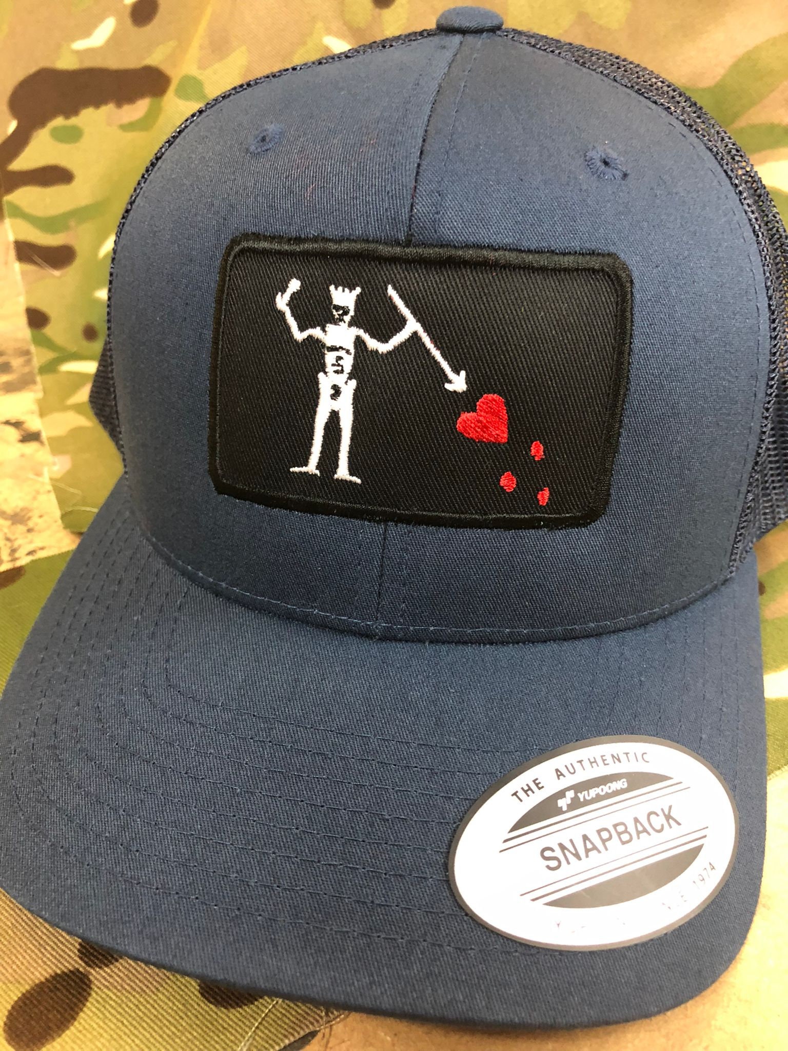 Blackbeard Flag Baseball SNAPBACK CAP 