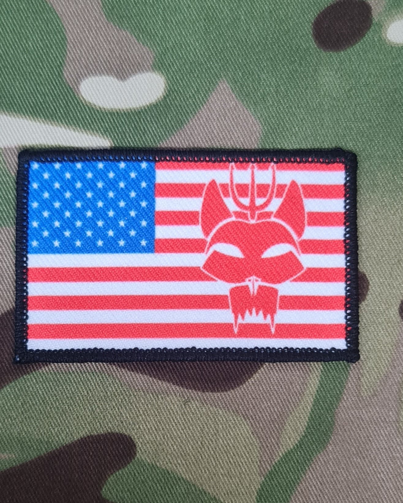 50mm X 80mm Flag Patch Badge - St6 Tactical Military US Navy