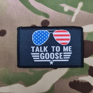 Distintivo toppa 50 mm x 80 mm - Parlami oca - toppa morale - tacti-cool - tattico - pilota - pilota da caccia f35