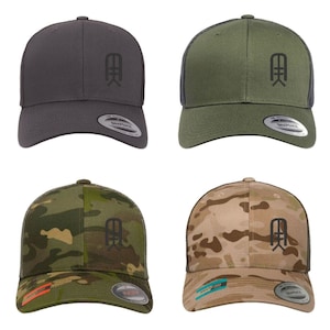 MAPA ANTITANQUE Símbolo Gorra bordada Sombrero Flexfit yupoong