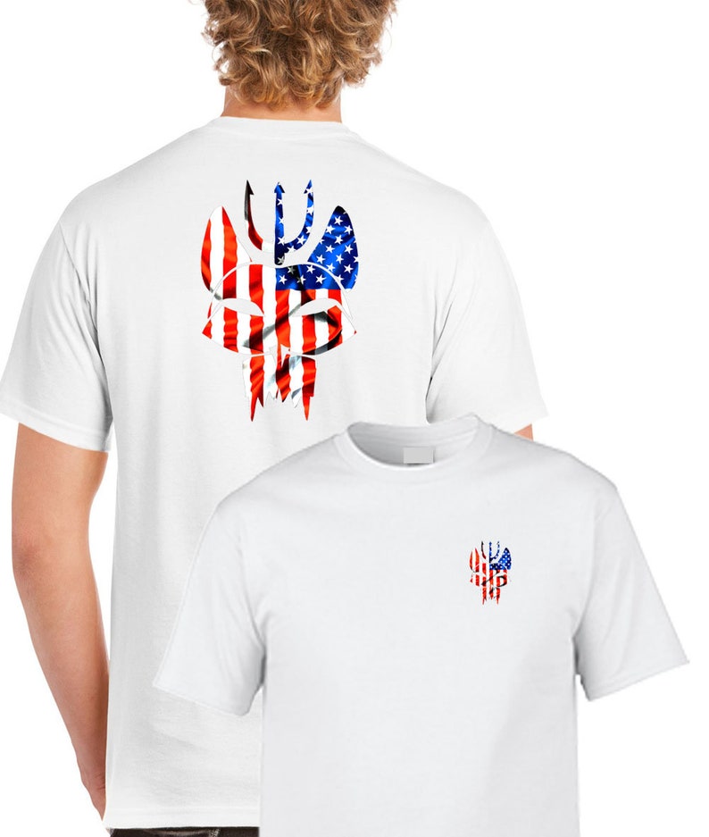 US Navy Seal Team 6 Six USA FLAG Frogman T-shirt | Etsy UK