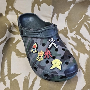 Klomp / waterschoen - nieuwigheidsbedel / edelsteen ecm Duiker voor afvalverwijdering