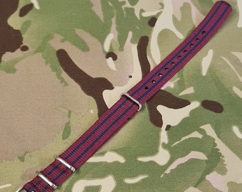 Cinturino per orologio universale reggimentale militare G10 NATO - larghezza 18 mm - Royal Engineers - Sapper