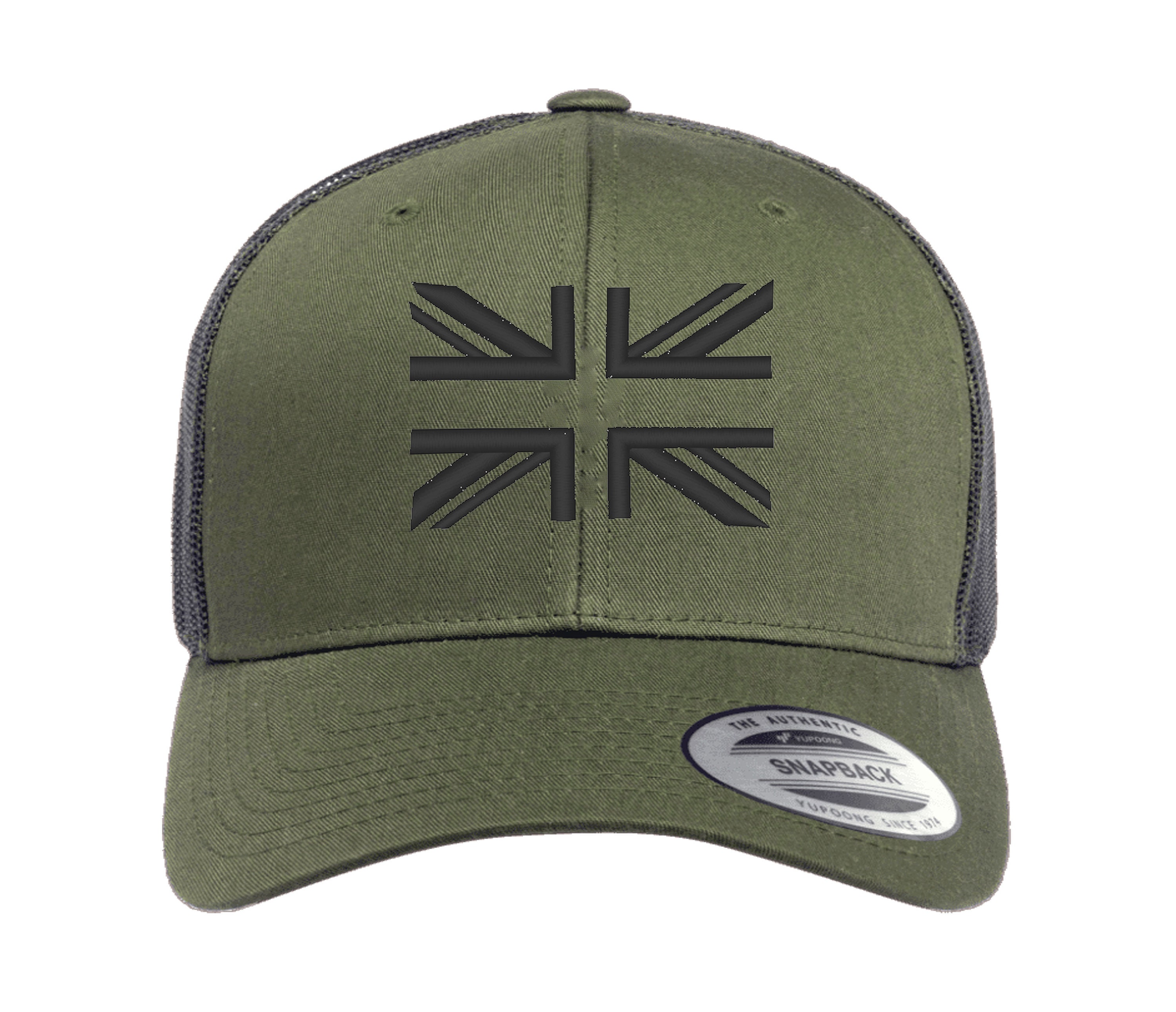 Union Jack Design Cap Hat Flexfit Yupoong Camouflage Snapback