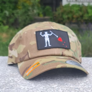 Blackbeard Flag - Baseball Low Profile CAP HAT Official Licensed multicam yupoong- adjustable back