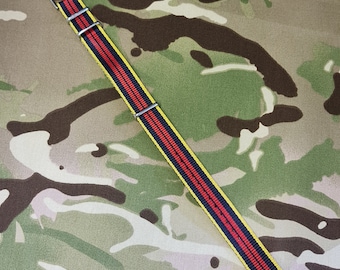 Cinturino per orologio universale G10 NATO Military Regimental - larghezza 18 mm - RLC - Royal Logistic Corps