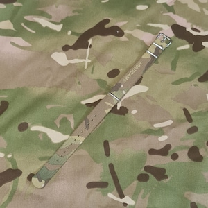 G10 NATO Military Regimental Universal webbing Watch Strap - 19 / 20mm - Multicam / Camouflage
