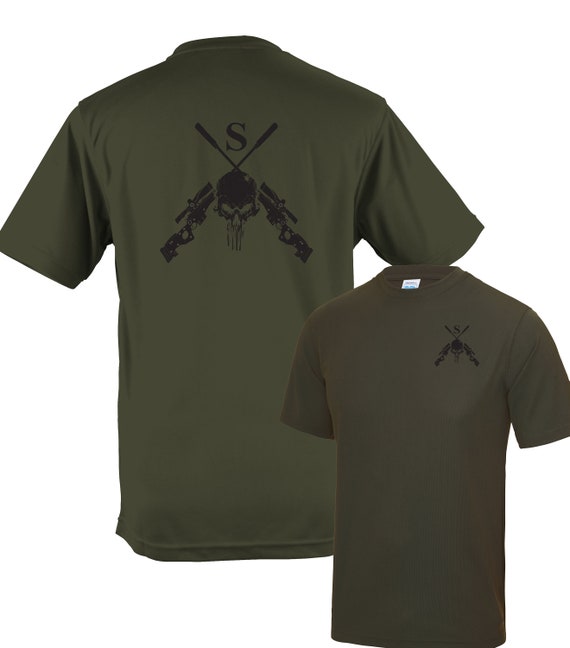 Parachute Regiment Sniper Wick Away Sports Moisture Double Printed T-shirt  Airborne Warrior 
