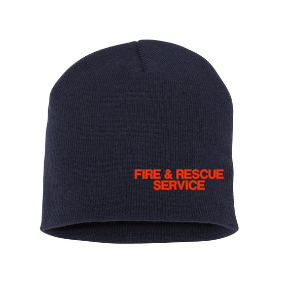 Fire & Rescue Service / Brigade Workwear Customised Embroidered Flexfit  Yupoong Hyper Allergenic Acrylic Knit Beanie Hat Cold Weather - Etsy Israel