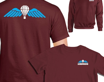 british airborne forces Airborne Wings paratrooper Forces Pegasus double printed