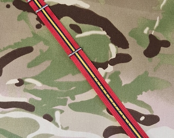 Cinturino per orologio universale G10 NATO Military Regimental - larghezza 18 mm - RA - Royal Artillery - Gunner