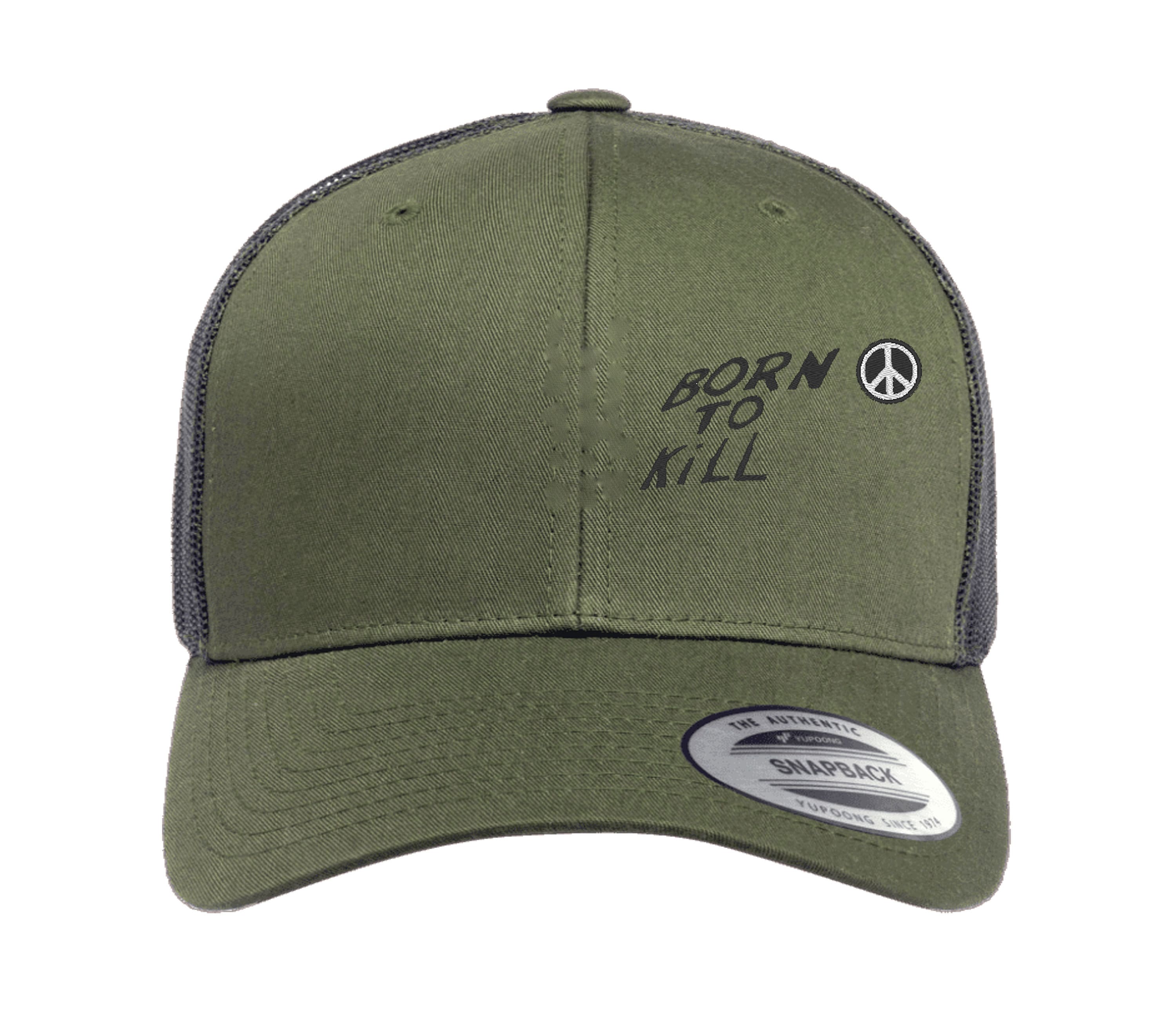 Born To Kill フルメタルジャケット キャップ 帽子 フレックス