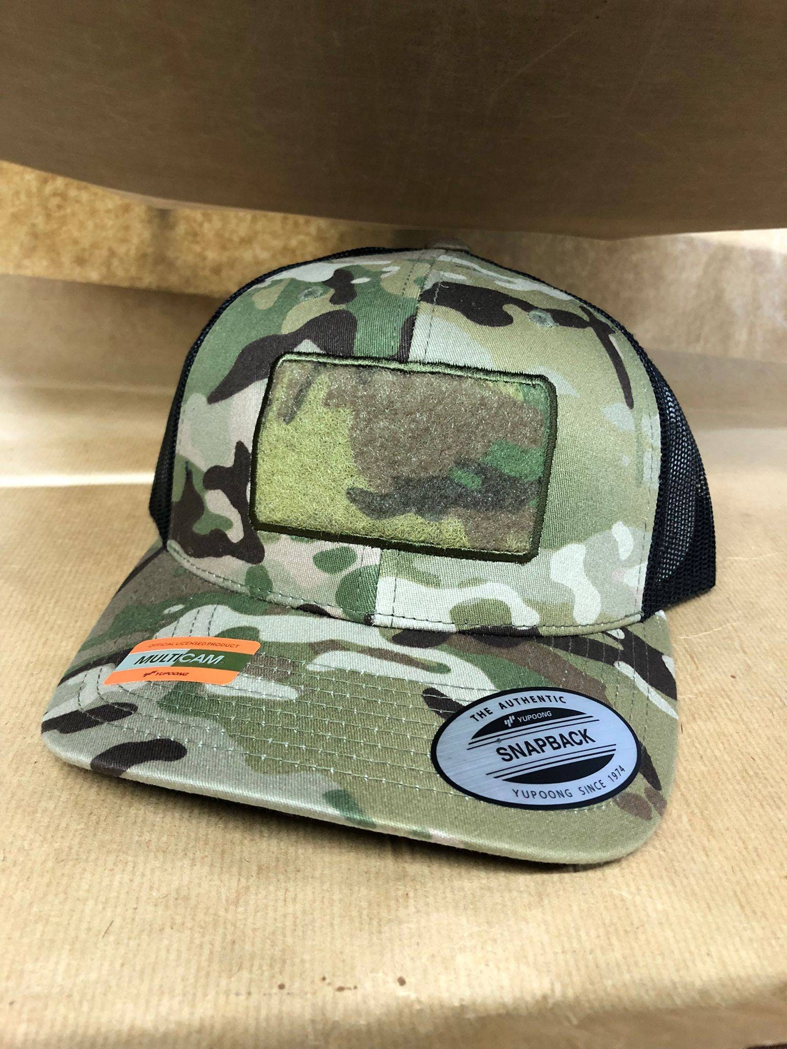 Yupoong MESH Hat Patch MULTICAM Licensed TACTICAL - Velcro Cap Trucker Etsy Snapback Official