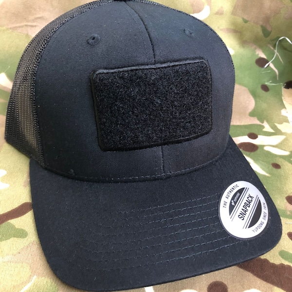 Velcro patch shooters cap logo CAP Hat embroidered Flexfit yupoong trucker stretch back tactical tacticool