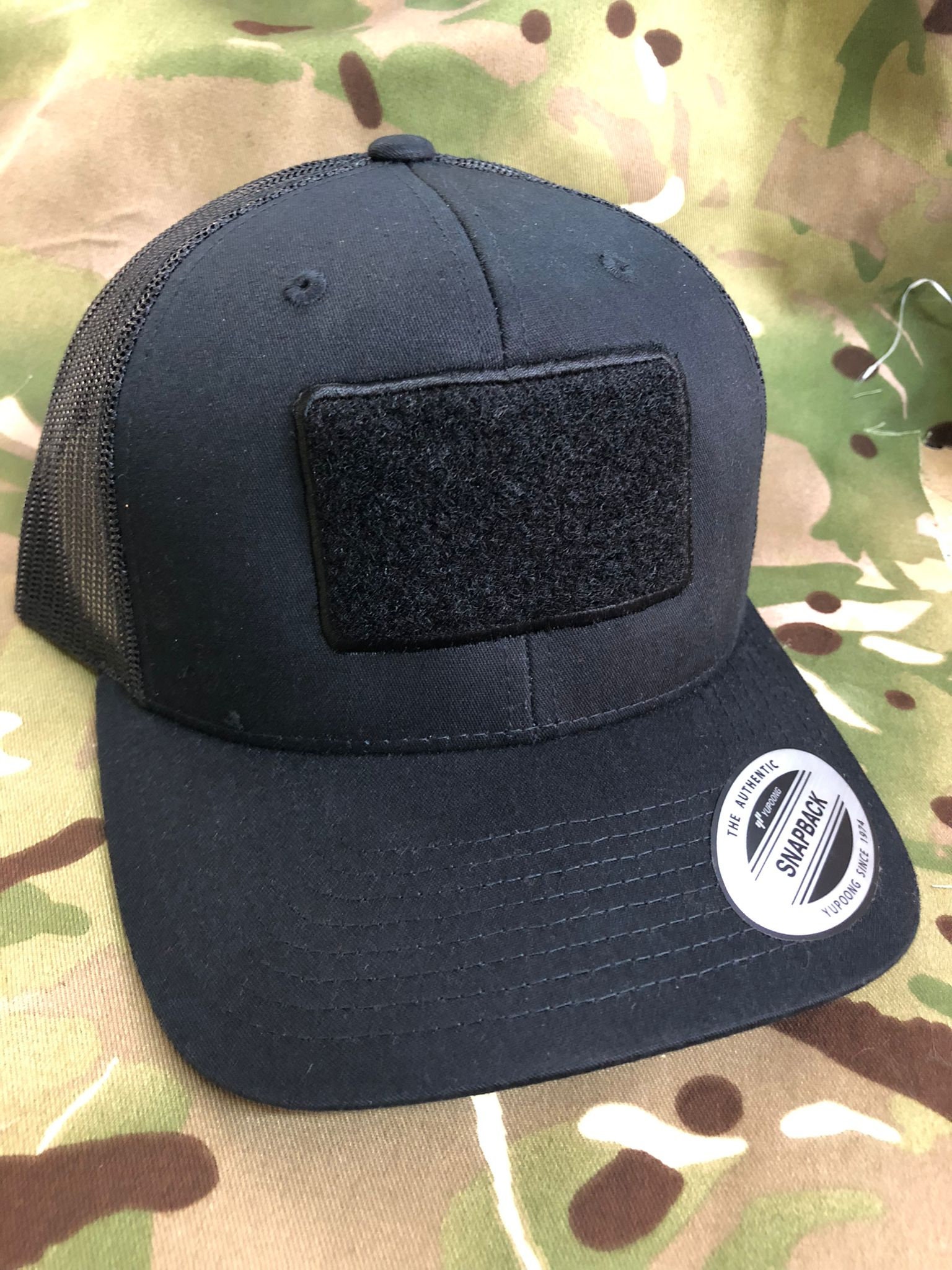 Embroidered Cap Etsy Flexfit Patch Trucker Back Velcro Hat Yupoong Shooters Logo - CAP Tactical Tacticool Stretch