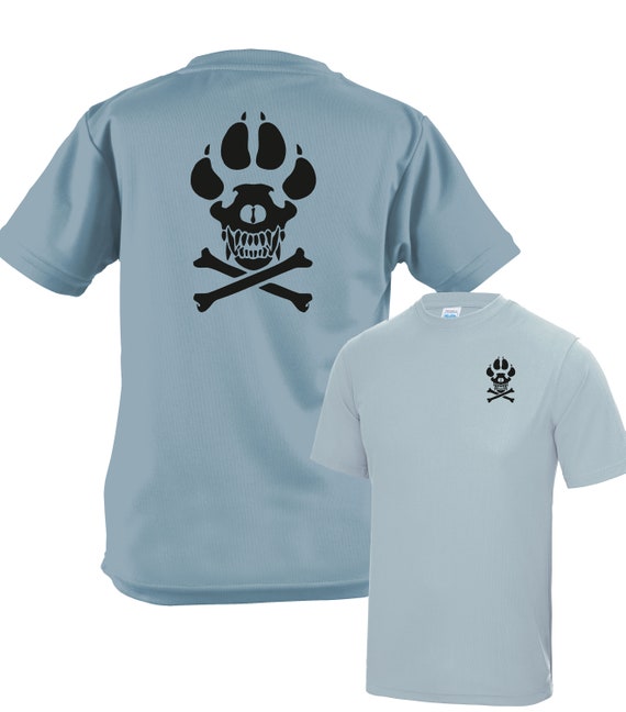 K9 Dog Handler Skull and Cross Bones - Wick Away Sports K9 Dog Handler Skull and Cross Bones - Wick Away Sports