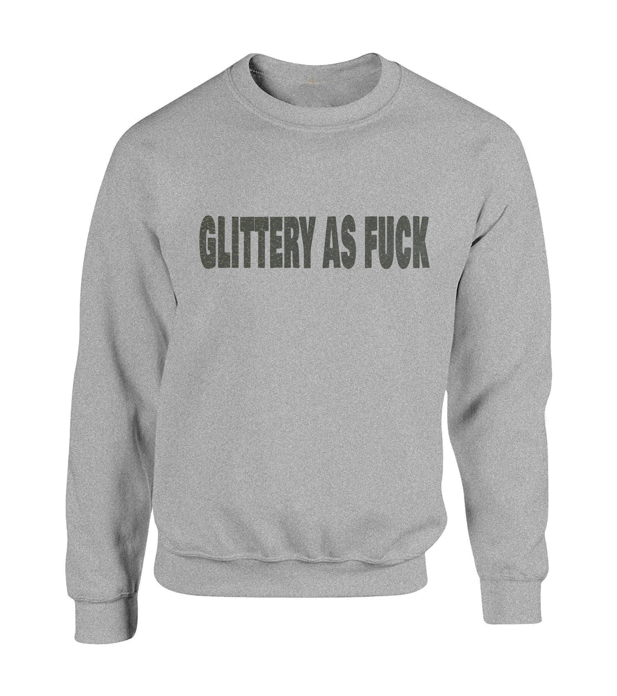 glittery christmas jumper