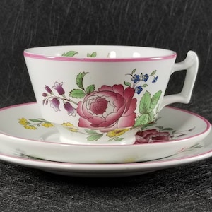 Vintage Spode Tea Trio Fleur S3642-Z Made In  England