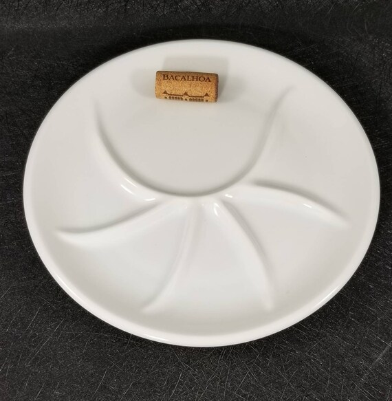 2 Vintage Pillivuyt France Divided Serving Fondue Grill Plates