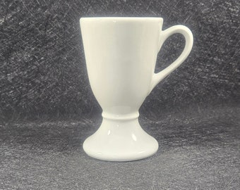 RARE Pillivuyt France Irish Coffee Cappuccino Mug White Porcelain