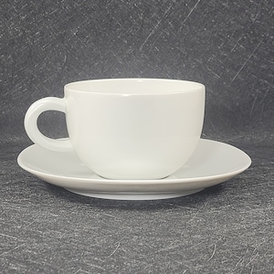 Thomas Rosenthal Group White Espresso Coffee Cup and Saucer Made in Germany