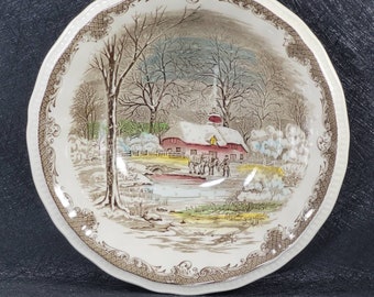 Vintage Kensington Staffords Shakespeare's Sonnets Serving Vegetable Bowl 8 3/4" England